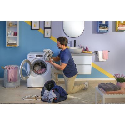 20. Candy Smart Pro Inverter CO 474TWM6/1-S Washing Machine Front Load 7 kg 1400 RPM White