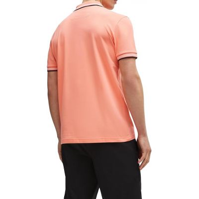4. BOSS Paul Open Red Slim Fit Men's Polo Shirt (50506193-649)
