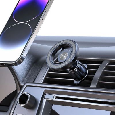 7. Tech-Protect N53 Car Phone Holder with MagSafe for Air Vent - Black