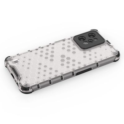 12. Honeycomb case armored cover with a gel frame Realme C31 transparent
