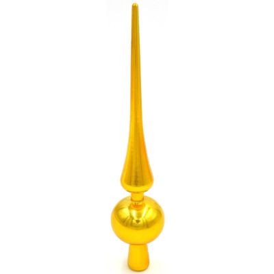 7. CHRISTMAS TREE TOP, HEIGHT 25 CM, GOLDEN