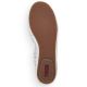 31. Rieker W RKR649 comfortable leather openwork shoes, white