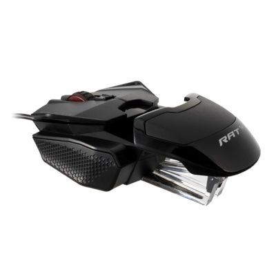 3. Mad Catz THE AUTHENTIC RAT 1+ gaming mouse (MR01MCINBL000-0)