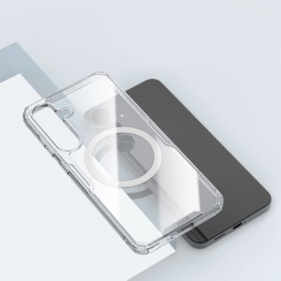 7. Nillkin Nature TPU Pro Magnetic Case with MagSafe for Samsung S25+ - White