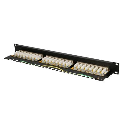 6. Patch panel Extralink EX.9830 (1U; cat. 5e; 24xRJ-45)