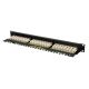 6. Patch panel Extralink EX.9830 (1U; cat. 5e; 24xRJ-45)