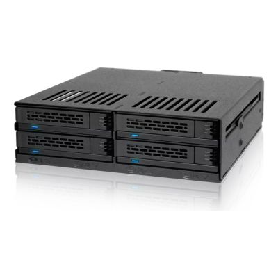 10. Icy Dock MB324SP-B, 0 TB, Serial ATA, Serial ATA II, Serial ATA III, Serial Attached SCSI (SAS), 440g, Desktop