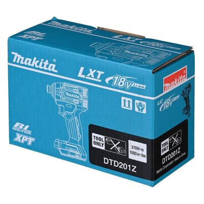 6. 18V Impact Driver, 1/4" DTD201Z MAKITA