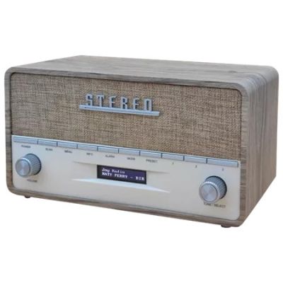 2. Denver DAB-36LW portable digital radio brown, white