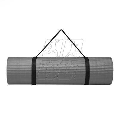 8. 10 mm Fitness Gaiam mat with strap