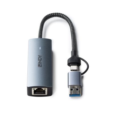 3. Lindy 43415 USB 3.2 Gen 2 (3.1 Gen 2) Type-C Hubs and Concentrators 5000 Mbit/s Gray