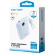 3. Vention Powerbank 10000mAh 2 x USB-C 1x USB-A with display 22.5W blue