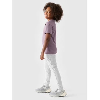3. Girls' jogger sweatpants 4F Junior 4FJWMM00TTROF0828-27M