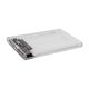 5. SAVIO EXTERNAL CASE FOR 2.5" HDD/SDD, USB 3.0, TRANSPARENT, AK-66