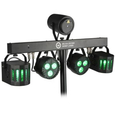 8. LIGHT4ME multi-effect LED PAR DERBY LASER BEAM