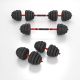 2. HMS SGN140 6-in-1 weight set (barbell, dumbbells and kettlebell) 40kg