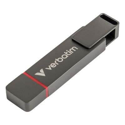 8. Verbatim Dual QuickStick USB Flash Drive 512GB USB Type-A / USB Type-C 3.2 Gen 1 (3.1 Gen 1) Grey