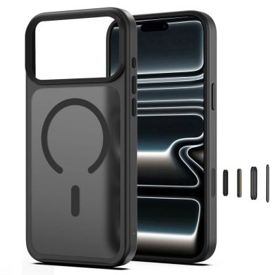 2. Tech-Protect Magmat Magsafe CC Case for iPhone 18 Pro / 17 Pro - Matte Black