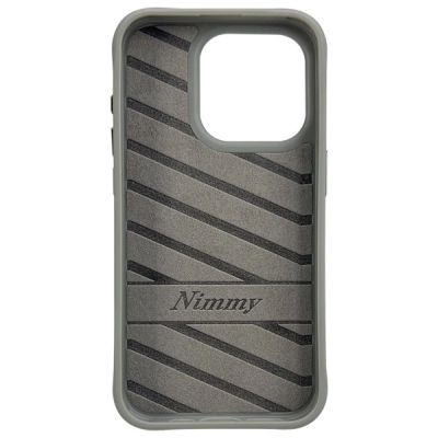 5. Nimmy Cool&Cute 2.0 Bear Case for iPhone 15 Pro - Gray