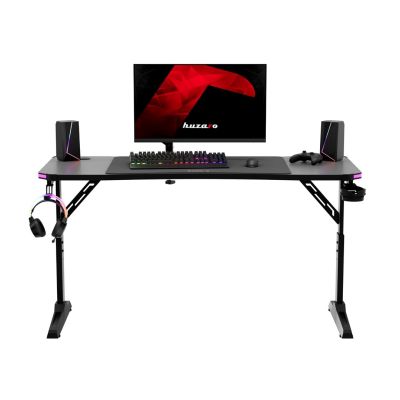 7. Huzaro Hero 3.6 RGB Black Gaming Desk