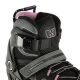 2. NILS EXTREME NA9157 ROLLER SKATES BLACK AND PURPLE SIZE 44