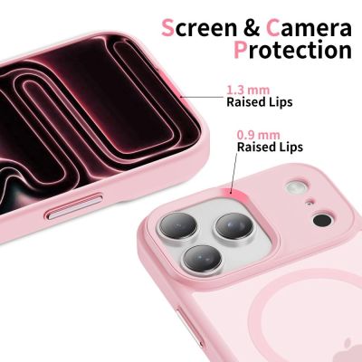 4. Tech-Protect MagMat MagSafe Case for iPhone 17 Pro Max - Pink