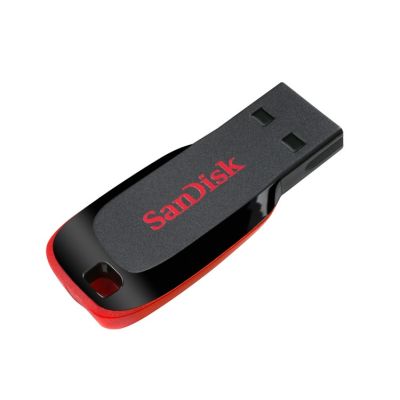 6. SanDisk Cruzer Blade SDCZ50-128G-B35 Flash Drive (128GB; USB 2.0; Black)