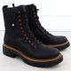 3. Women's black worker boots Rieker 72653-00