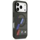 4. BMW M IML Metal Buttons Tricolor Lines MagSafe Case for iPhone 17 Pro Max - Black