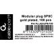 2. GEMBIRD RJ45 PLUG (100 PCS) CAT. 5E, UTP, 8P8C