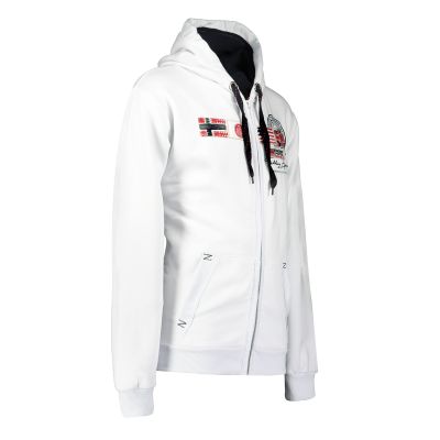 2. Men's sweatshirt Geographical Norway GORMA MEN 100 EO +BS (WT1880H/GN-WHITE)