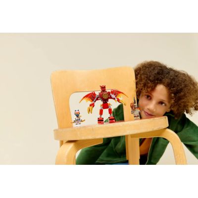 5. LEGO NINJAGO 71851 Kai's Dragon Mech Battle Pack