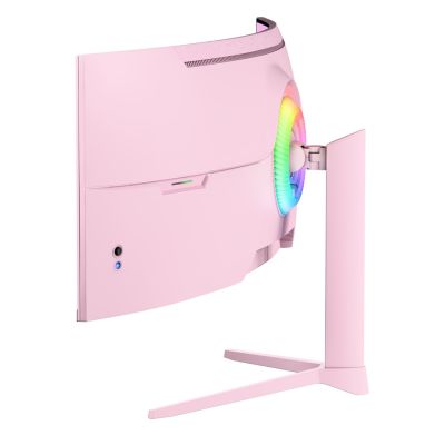 7. Arozzi Nova 49” Curved Computer Monitor 124.5 cm (49") 5120 x 1440 px Dual QHD LED Pink
