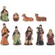 7. NATIVITY FIGURES 9 PCS 8 CM