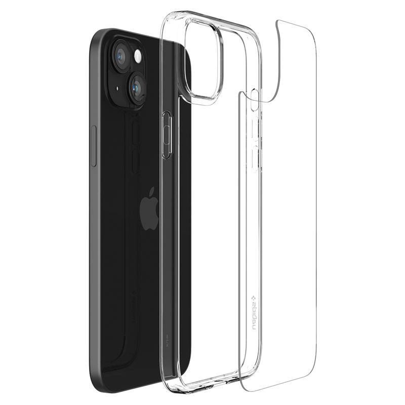 4. Spigen Airskin Hybrid Case for iPhone 15 Plus - Clear