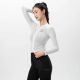 3. Rockbros 15110012004 ROAD TO SKY Women's Cycling Jersey, Long Sleeve, M - White