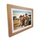 8. Denver photo frame with FRAMEO 10.1" 16GB light wood