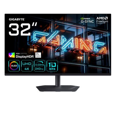 4. GIGABYTE QD-OLED MONITOR 31.5" MO32U24 240Hz