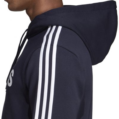 4. adidas Essentials 3 S PO FL Navy Blue M DU0494 Sweatshirt