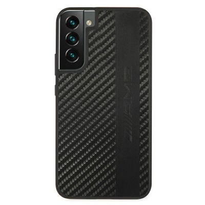 3. AMG Carbon Stripe&Embossed Case for Samsung Galaxy S22+ - Black