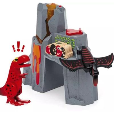7. BRIO Dinosaur Erupting Volcano