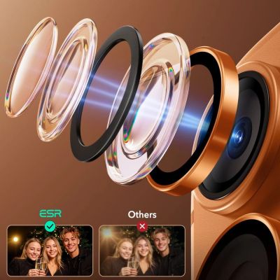 6. ESR Armorite Camera Lens Glass for iPhone 17 Pro / Max / 15 Pro / Max / 16 Pro / Max / 17 Pro / Max - Orange