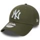 New Era 9FORTY MLB NY New York Yankees Cap, Olive – 80636010