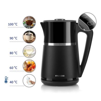 10. Hyundai VK309 Electric Kettle 1.7L 2200W Black