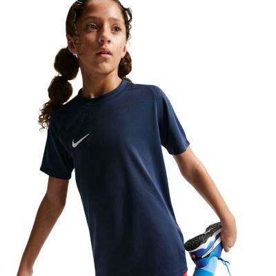 12. Nike Dri-Fit Park VIII Kids' T-Shirt Navy Blue HV8182 410