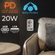 8. MACLEAN 2-Socket Power Outlet + 4x USB MCE249 F/W