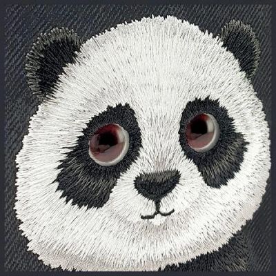 7. Nimmy Big Eyed Pet 2.0 Panda case for iPhone 15 Pro - black