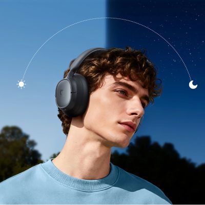 14. Baseus Bass BH1 NC Lite Wireless Over-Ear Headphones with ANC - Gray