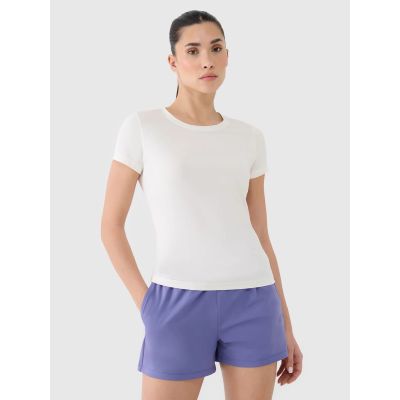 2. Women's training T-shirt regular quick-drying 4F 4FRSS25TFTSF1235-11S