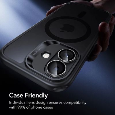 9. ESR Armorite Camera Cover for iPhone 16 / 16 Plus / 17 - Transparent